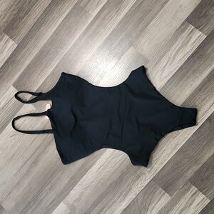 Dobreva One Piece Suimsuit. Size XL(14) Black Sexy Flattering